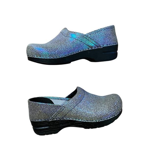 Dansko Clog Nurse Shoes Womens Size Size EU 34 Iridescent Slip On Comfort - Picture 15 of 16